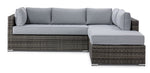 Cove 3 - Piece Outdoor Sectional - Dark Grey