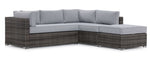 Cove 3 - Piece Outdoor Sectional - Dark Grey