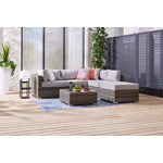 Cove 3 - Piece Outdoor Sectional - Dark Grey