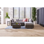 Cove 3 - Piece Outdoor Sectional - Dark Grey