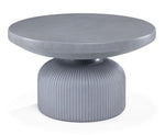 Crete Outdoor Concrete Coffee Table - Weathered Grey