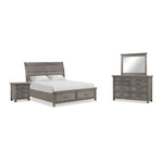 Dahlia 6-Piece Queen Storage Bedroom Package - Grey