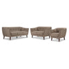 Daphne Sofa, Loveseat and Chair Set - Beige