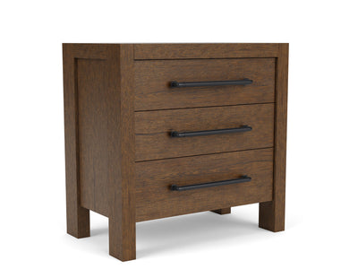 Davie Night Table - Whiskey Barrel Oak
