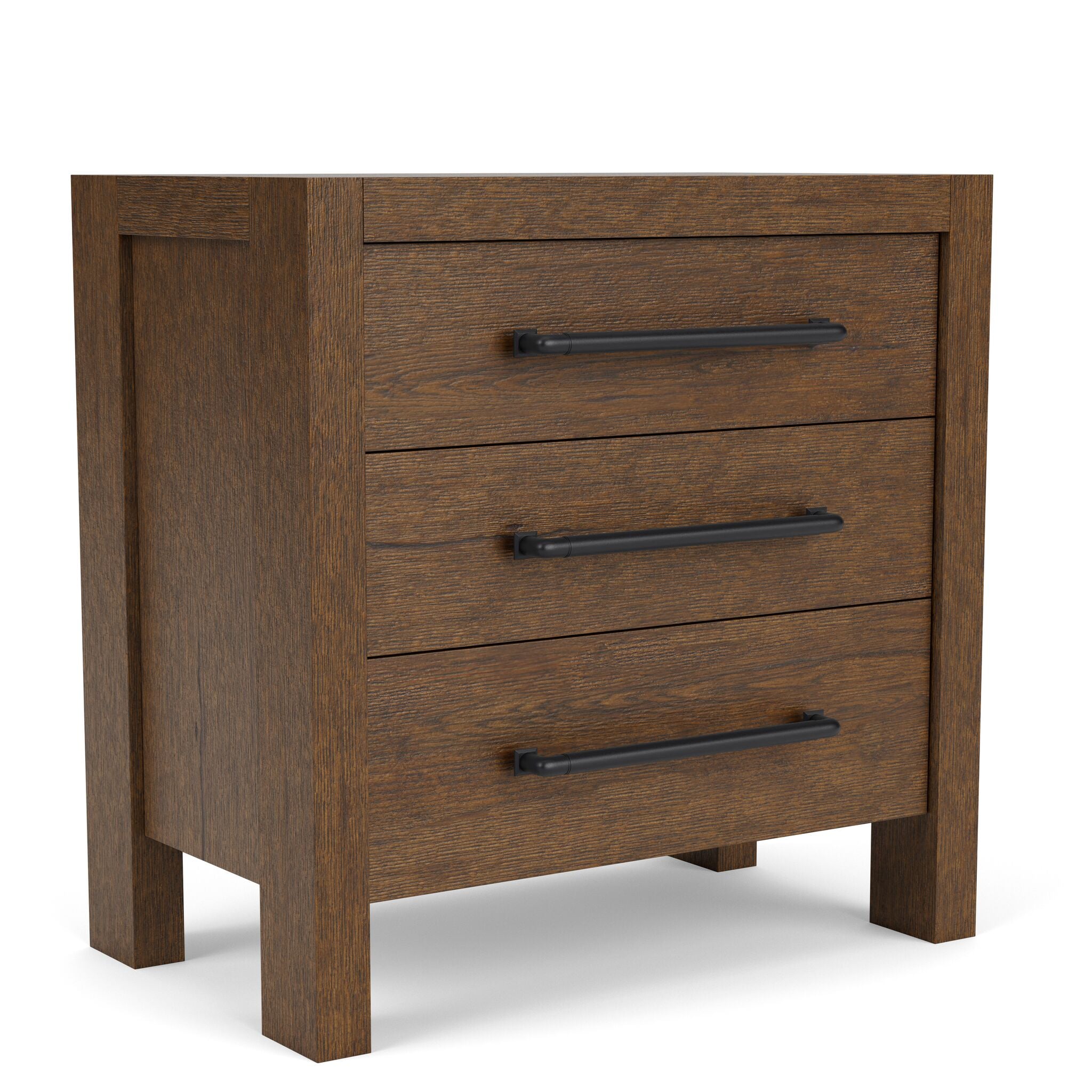 Davie Night Table - Whiskey Barrel Oak