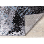 Dawn 7'10" x 10'6"" Worn Crosshatch Area Rug - Grey, Blue