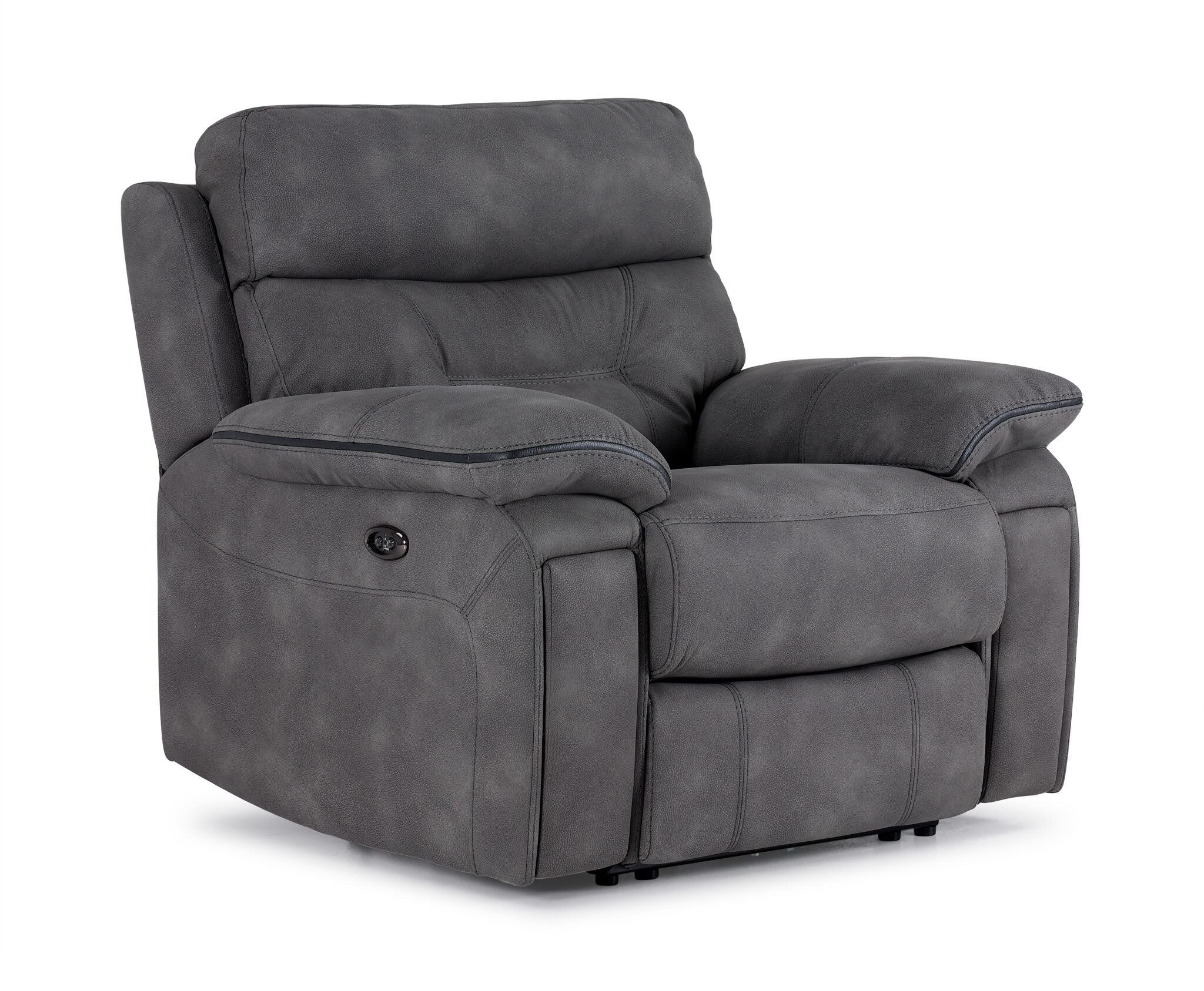 Dawson Power Reclining Chair - Graphite | Leon's