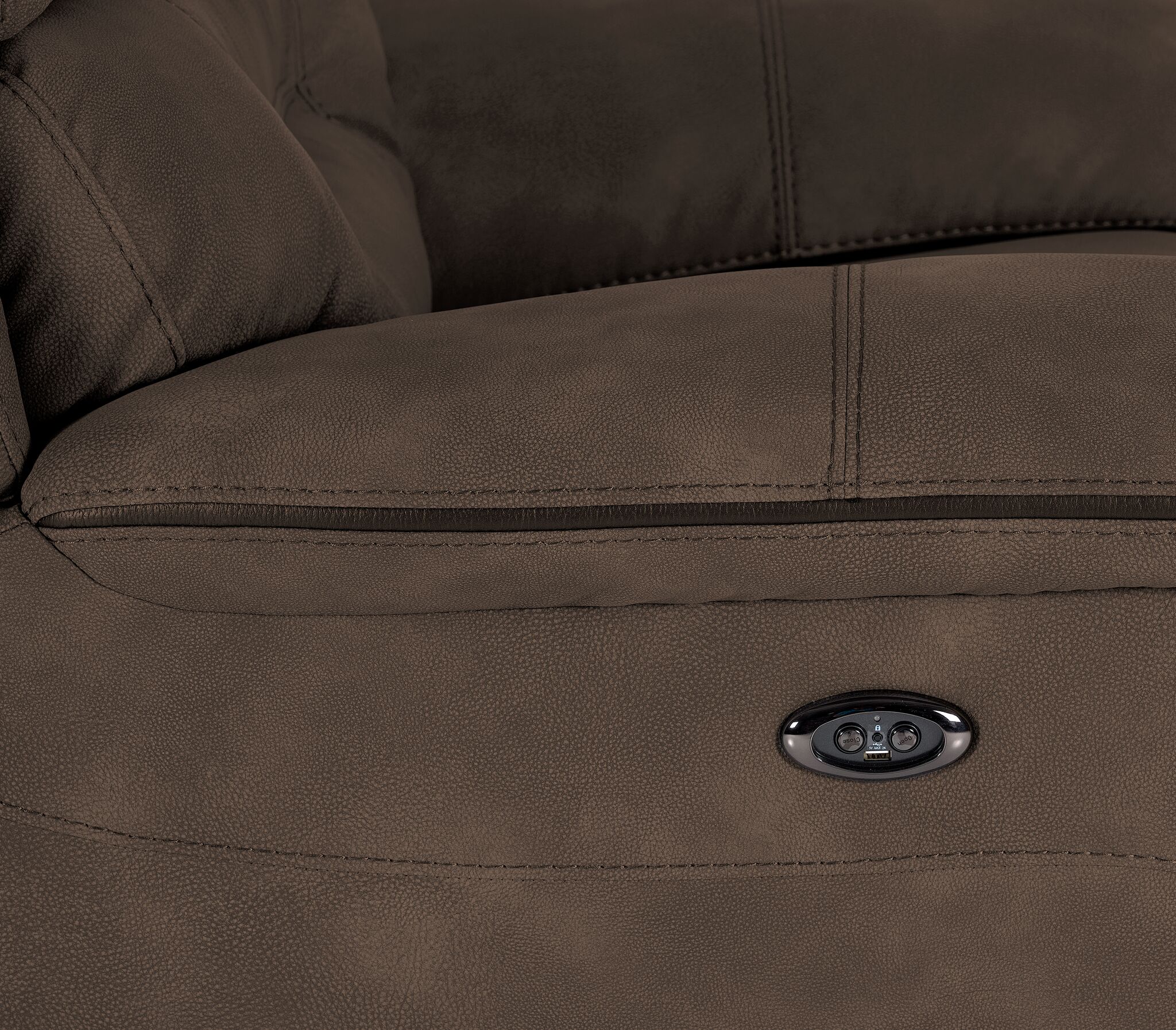Dawson Power Reclining Sofa - Brown