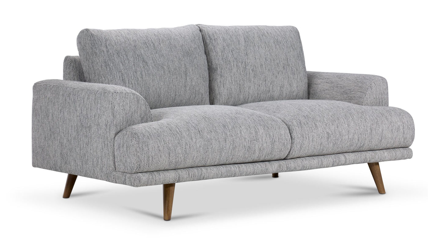 Dianna II Sofa and Loveseat Set - Grey
