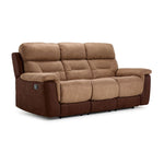 Doley Reclining Sofa - Two-tone Brown