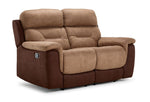 Doley Reclining Loveseat - Two-tone Brown