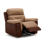 Doley Recliner - Two-tone Brown