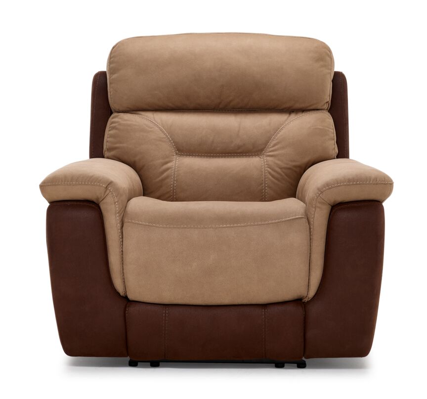Doley Recliner - Two-tone Brown