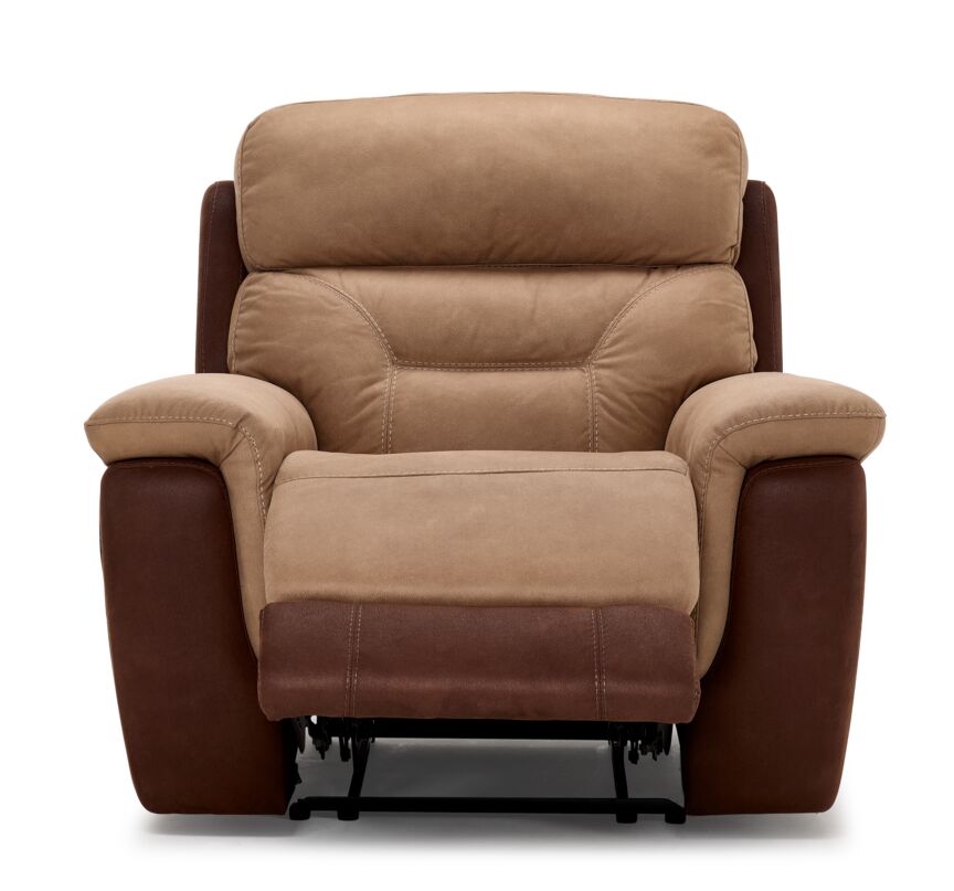 Doley Recliner - Two-tone Brown