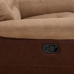 Doley Recliner - Two-tone Brown