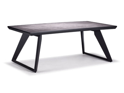 Drake 43.5" Coffee Table- Black, Grey