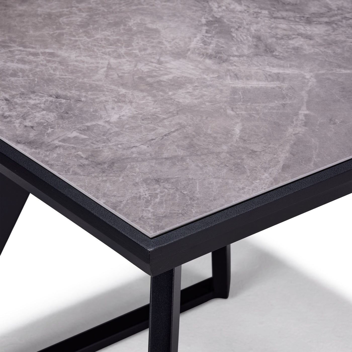 Drake 21.75" End Table - Black, Grey