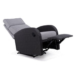 Drexel Outdoor Recliner - Grey, Black
