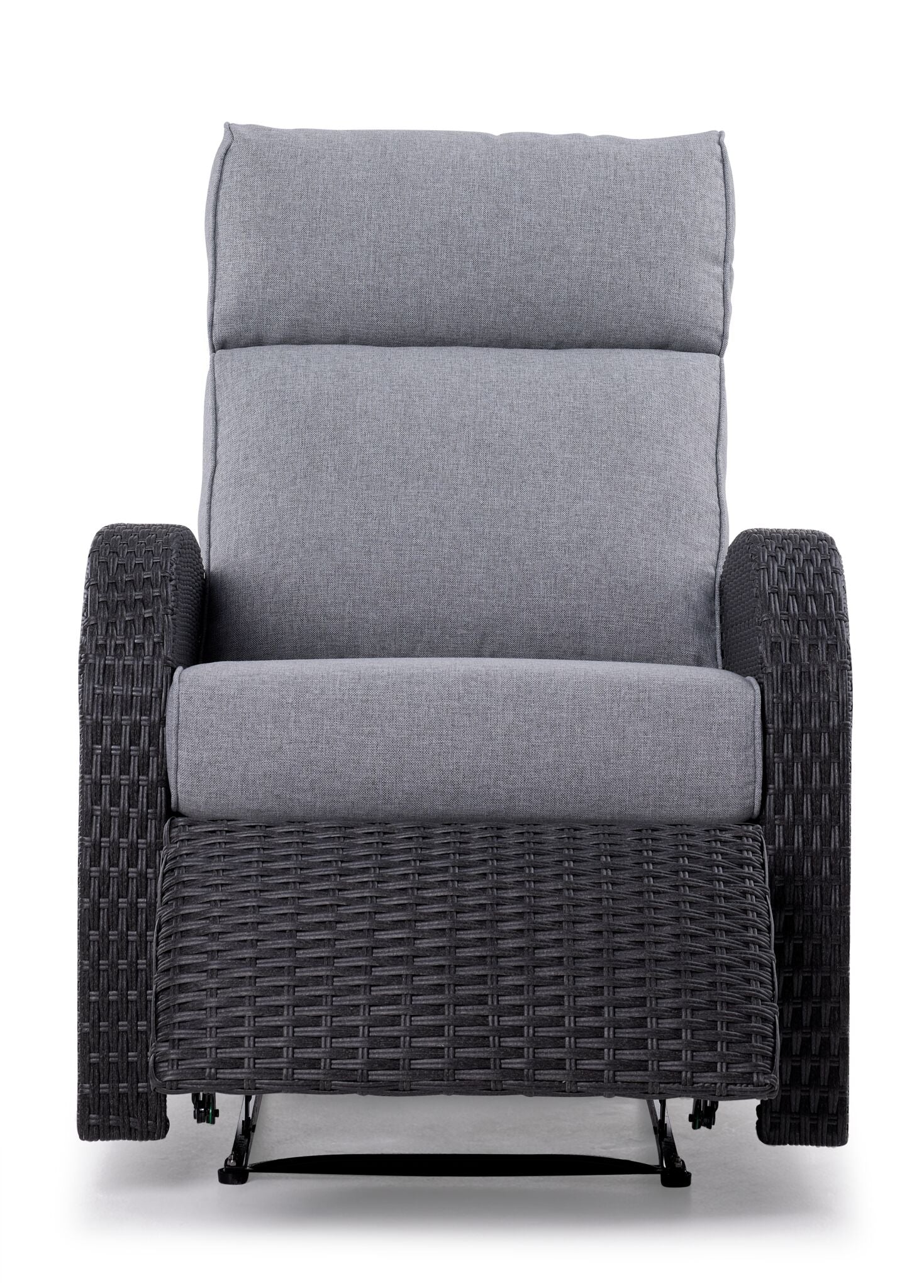 Drexel Outdoor Recliner - Grey, Black