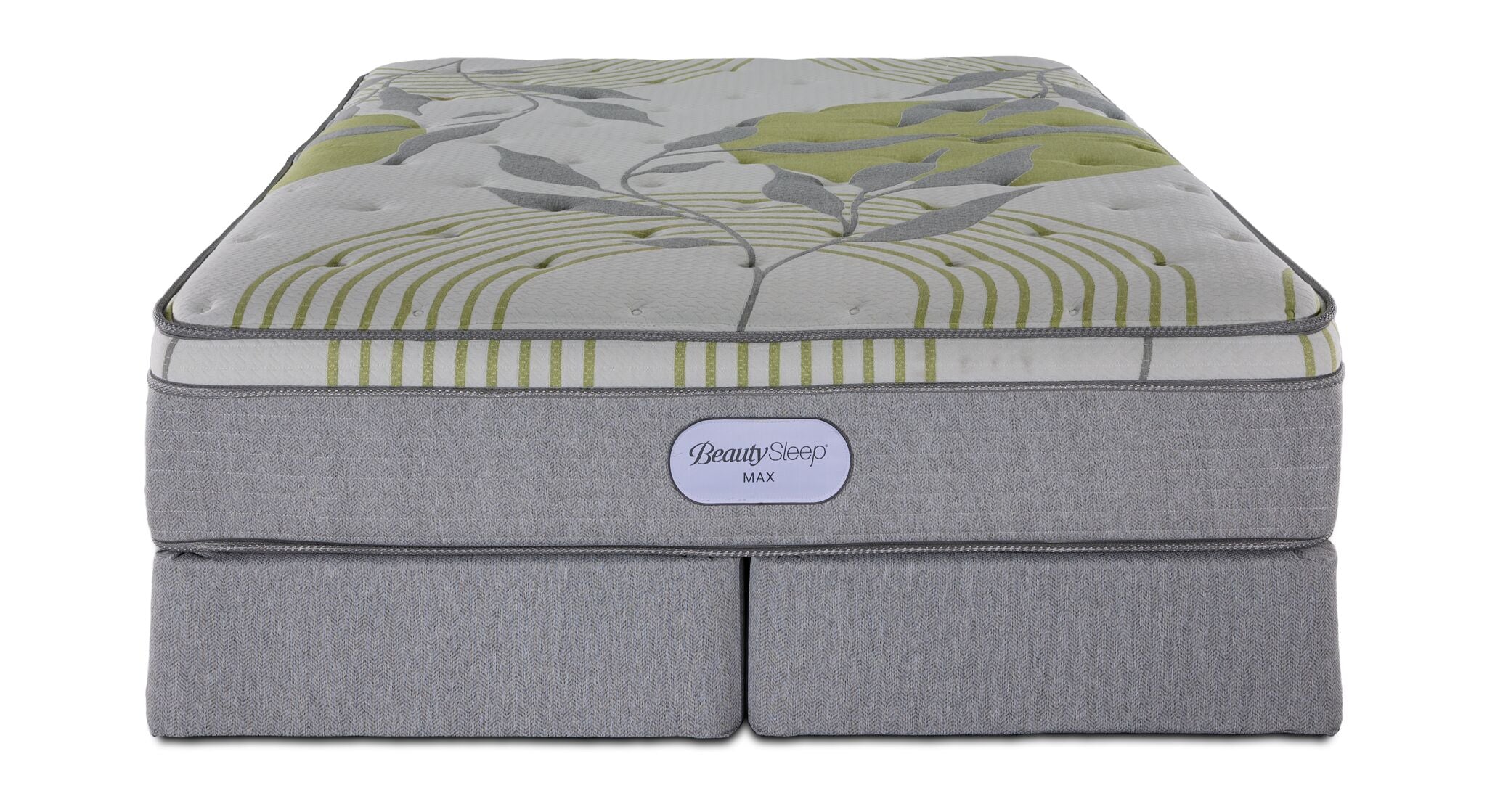 In Full Bloom - BeautySleep Max Drift Euro Top Medium Queen Mattress and Split Boxspring Set