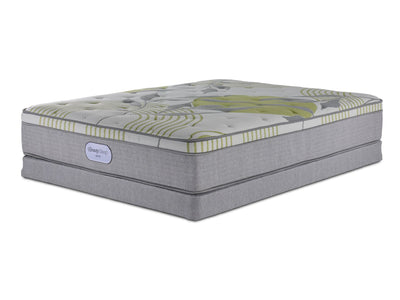 In Full Bloom - BeautySleep Max Drift Euro Top Medium Full Mattress and Low Profile Boxspring Set
