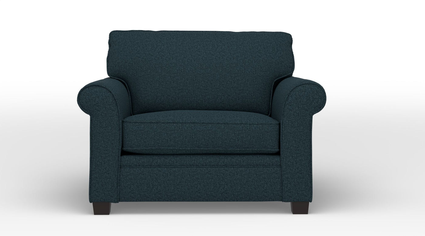 Duffield Chair and a half - Dexter Dark Blue