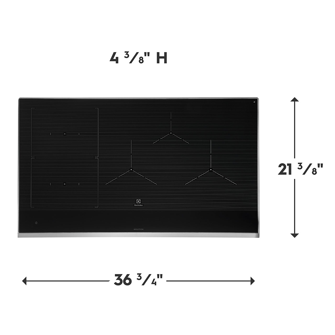 Electrolux Stainless Steel 36" Induction Cooktop - ECCI3668AS