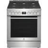 Electrolux Stainless Steel Freestanding Dual-Fuel Range (4.6 Cu. Ft.) - ECFD3068AS
