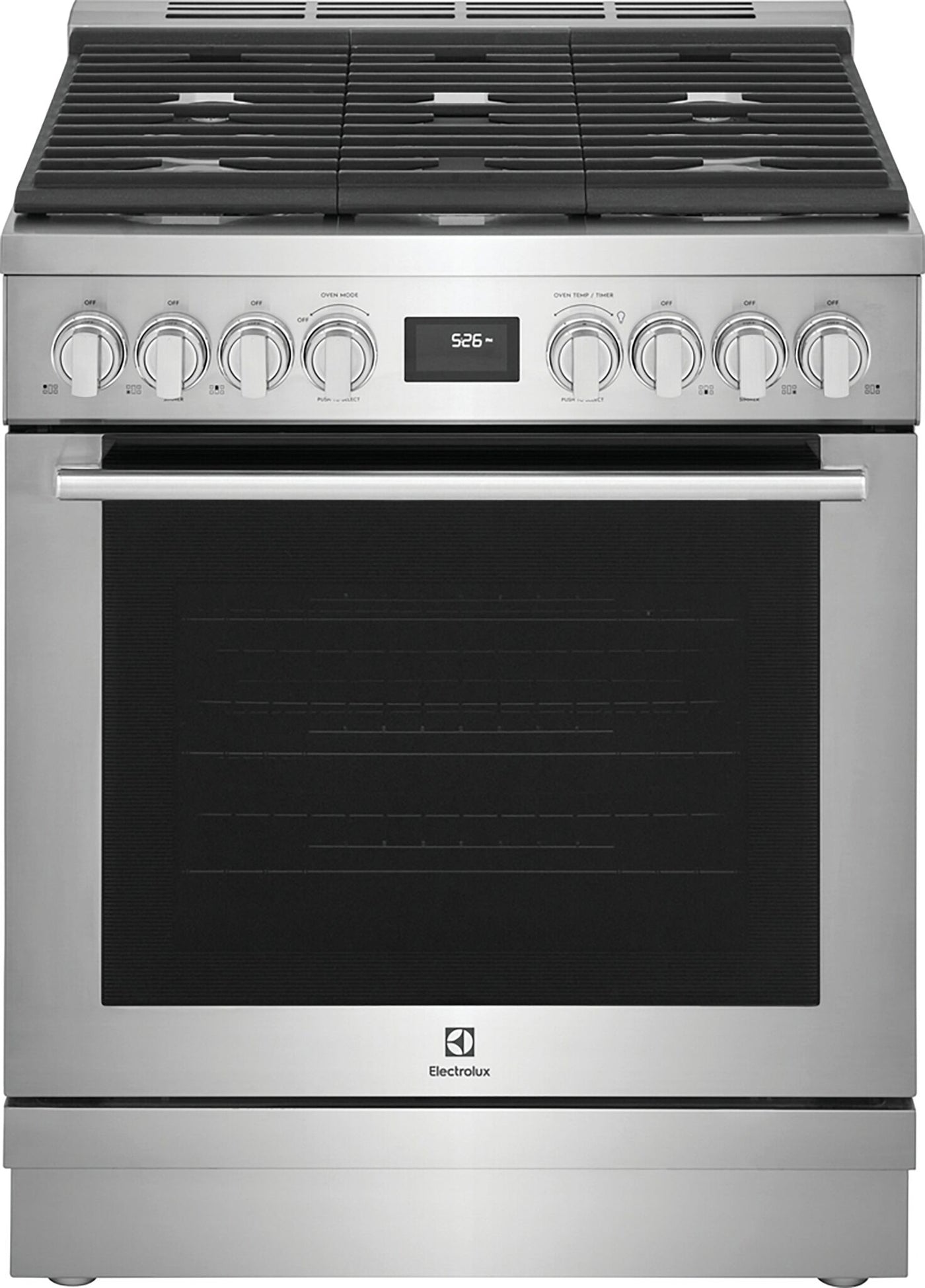 Electrolux Stainless Steel Freestanding Dual-Fuel Range (4.6 Cu. Ft.) - ECFD3068AS
