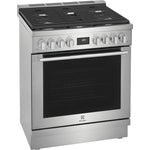 Electrolux Stainless Steel Freestanding Dual-Fuel Range (4.6 Cu. Ft.) - ECFD3068AS