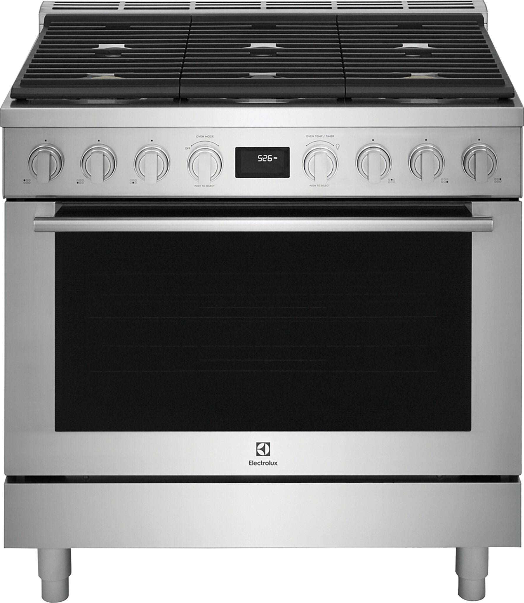 Electrolux Stainless Steel Freestanding Dual-Fuel Range (4.4 Cu. Ft.) - ECFD3668AS