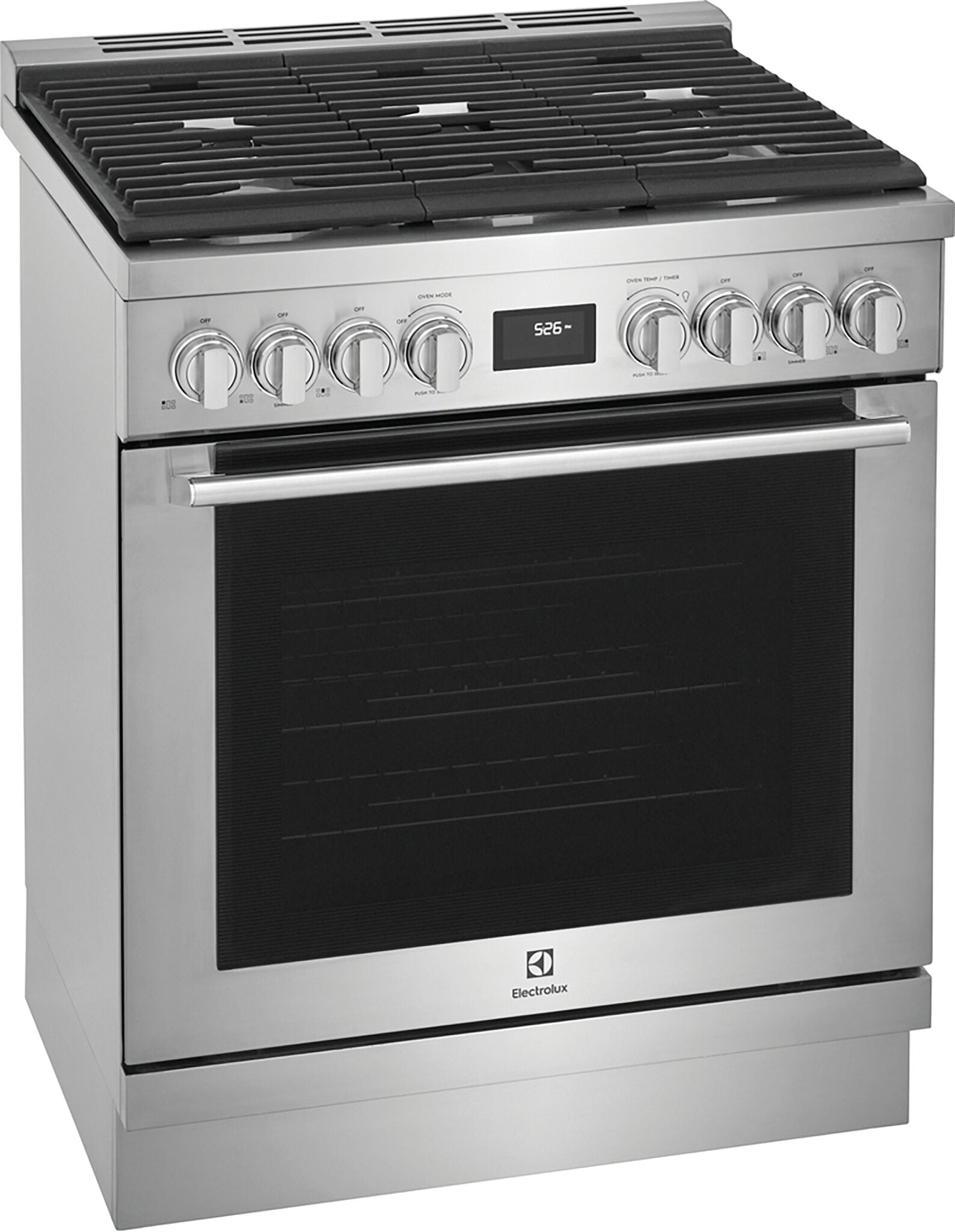 Electrolux Stainless Steel Front Control Freestanding Gas Range (4.5 Cu. Ft.) - ECFG3068AS