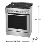 Electrolux Stainless Steel Front Control Freestanding Gas Range (4.5 Cu. Ft.) - ECFG3068AS