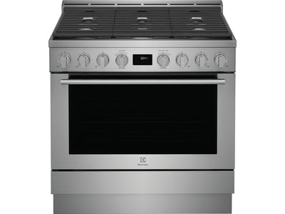 Electrolux Stainless Steel Front Control Freestanding Gas Range (4.4 Cu. Ft.) - ECFG3668AS