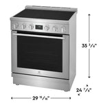 Electrolux Stainless Steel Freestanding Induction Range (4.6 Cu. Ft.) - ECFI3068AS