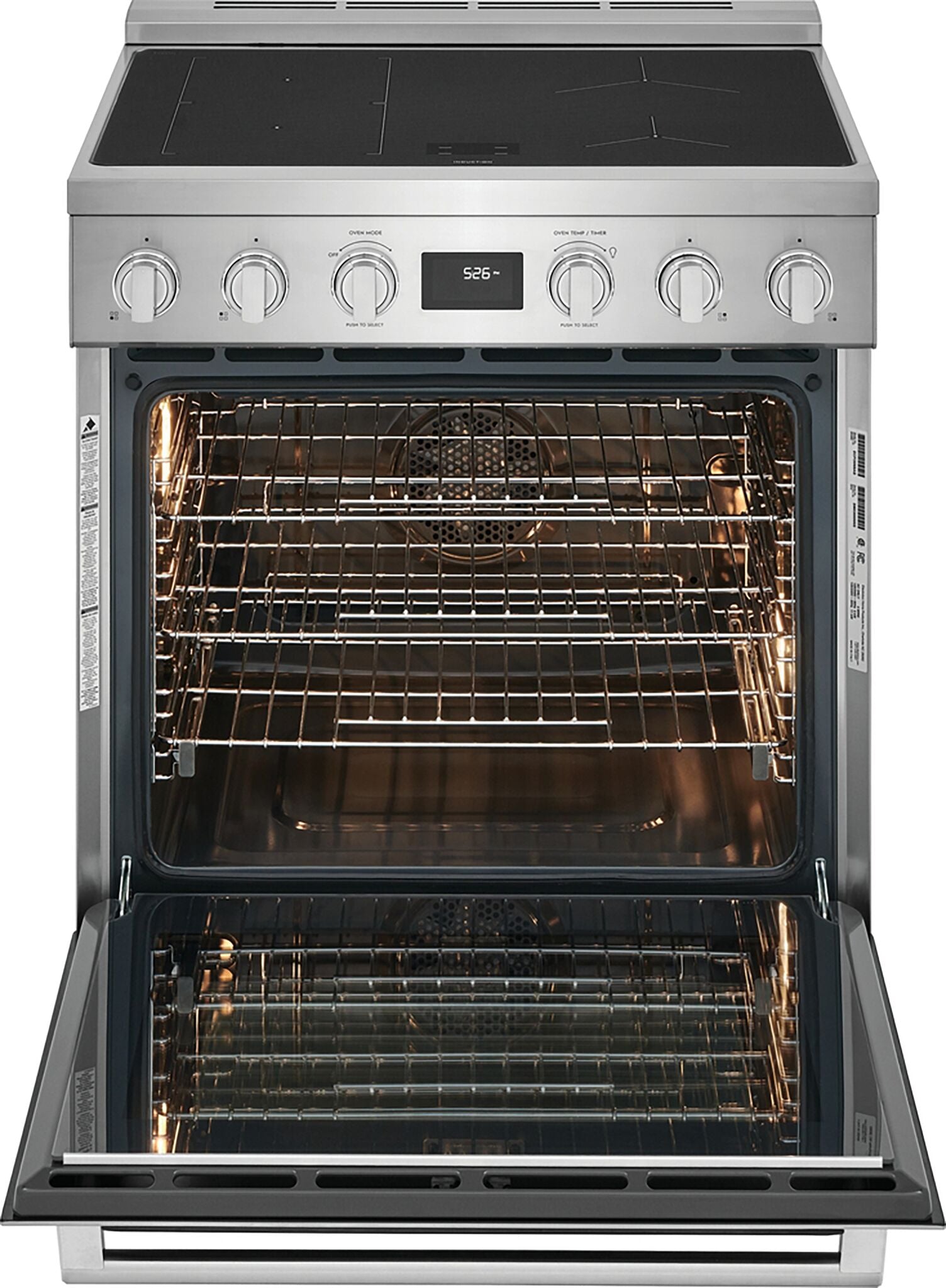 Electrolux Stainless Steel Freestanding Induction Range (4.6 Cu. Ft.) - ECFI3068AS