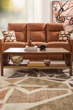 In Harmony - Elure 50" Waterfall Coffee Table - Latte