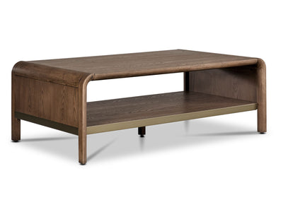 Elure Waterfall Coffee Table - Latte
