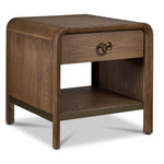 Elure 24" Waterfall End Table - Latte