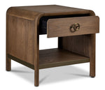 In Harmony - Elure 24" Waterfall End Table - Latte