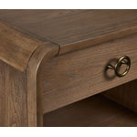 Elure 24" Waterfall End Table - Latte