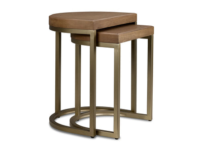 Elure 20" Bridges Nesting Tables - Latte
