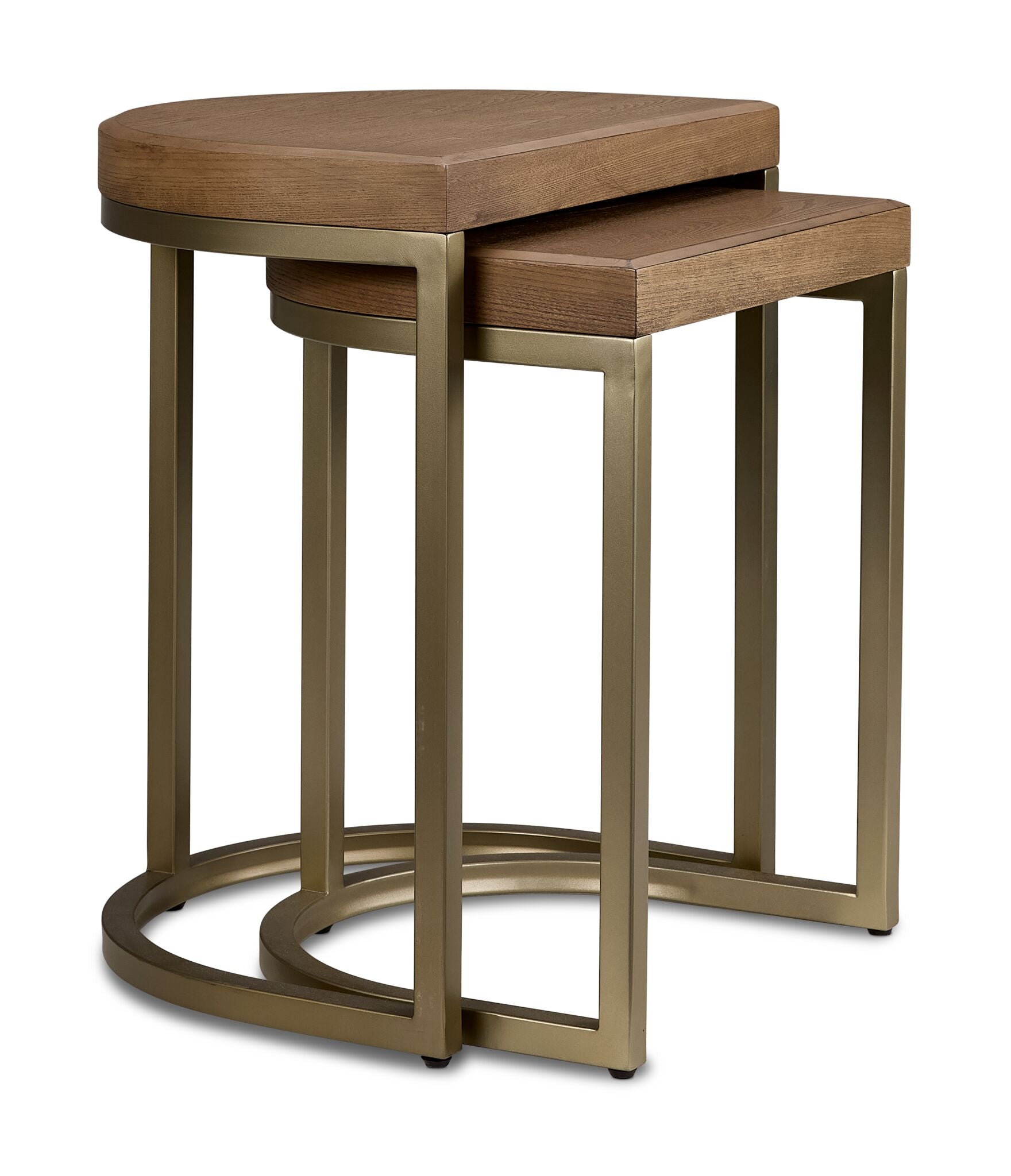 In Harmony - Elure 20" Bridges Nesting Tables - Latte