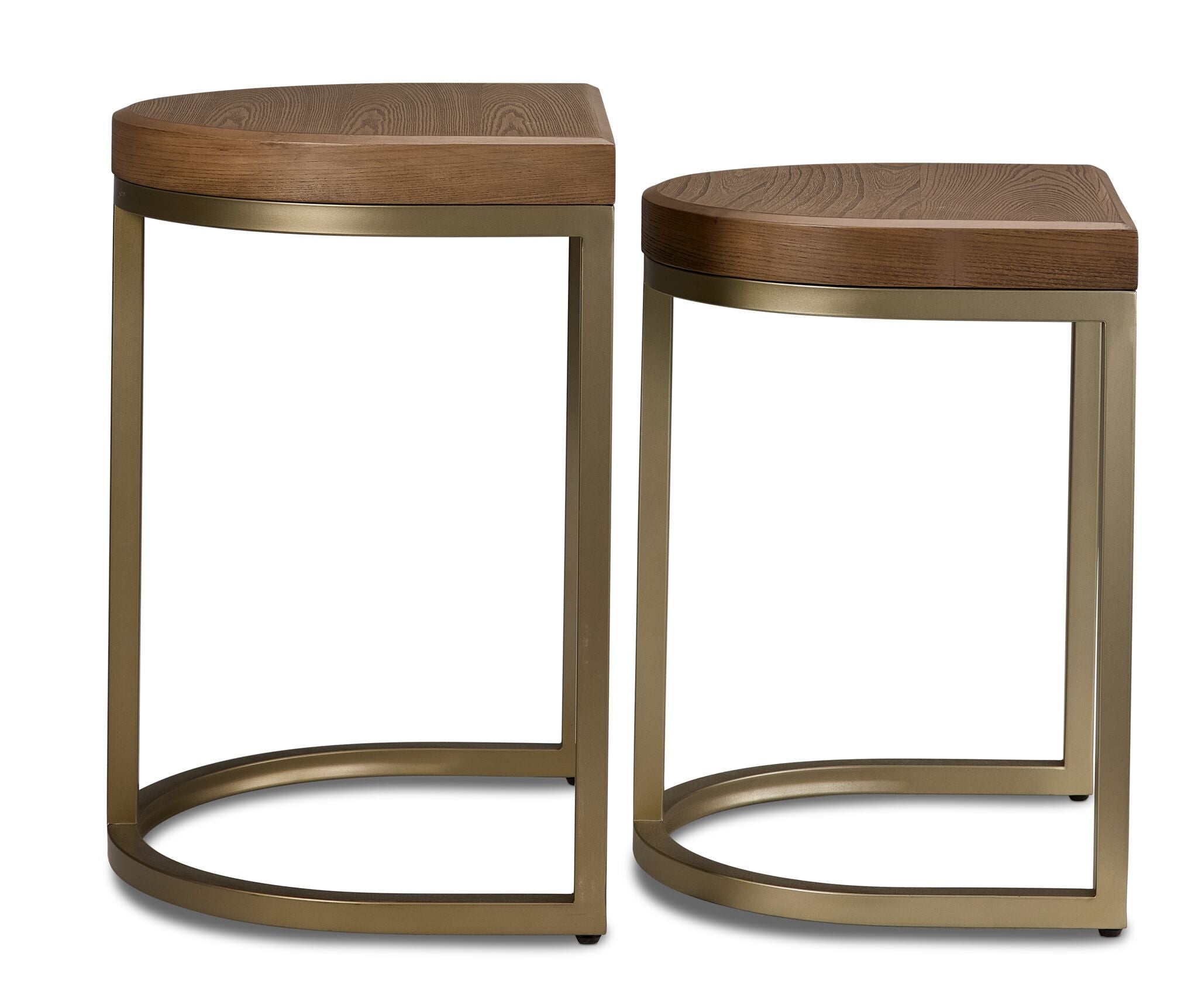In Harmony - Elure 20" Bridges Nesting Tables - Latte
