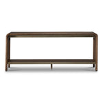 Elure 72" Waterfall Console Table - Latte
