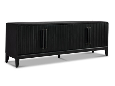 Elure 80" Console With Power Pack - Peppercorn