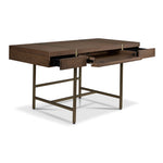 Elure Writing Desk - with USB - Latte