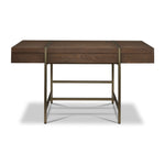 Elure Writing Desk - with USB - Latte