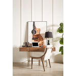 Elure Writing Desk - with USB - Latte