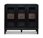 In Harmony - Elure Glass Door Server - Peppercorn